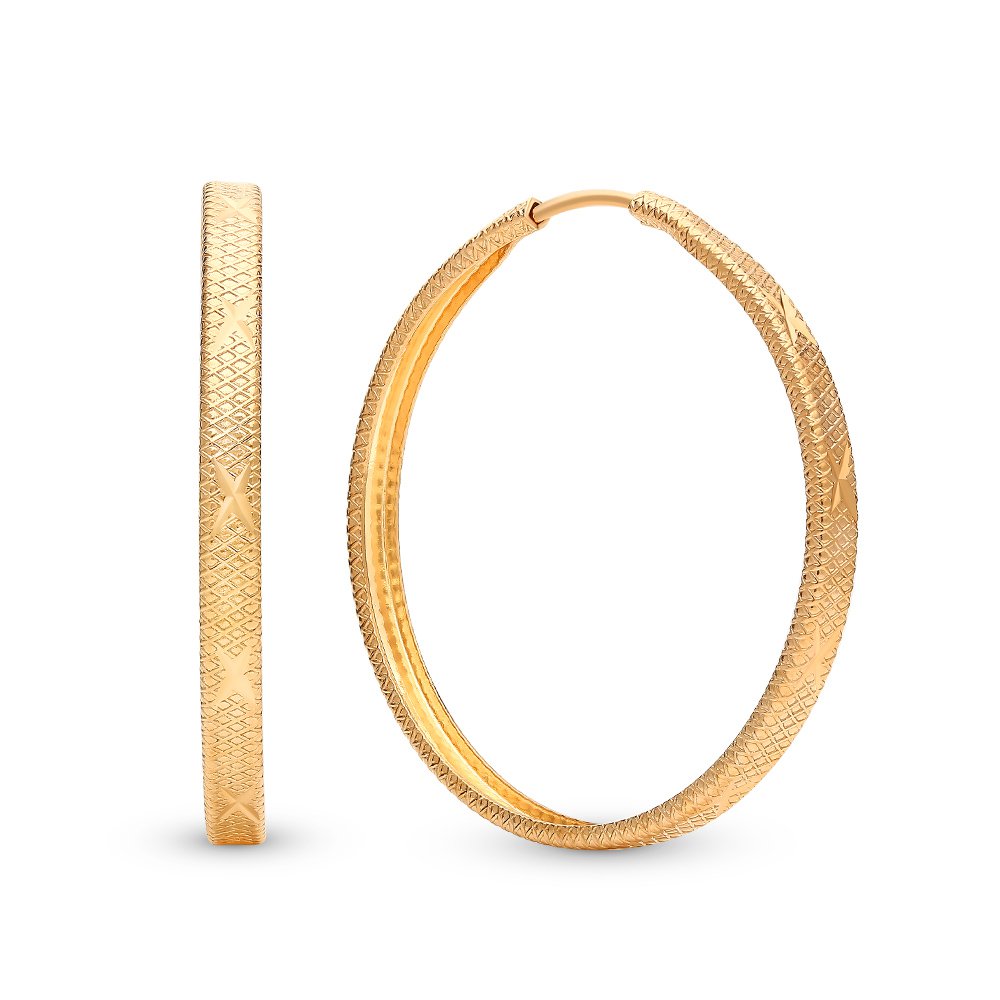 

Серьги из серебра без вставки 585Gold 702007199, 702007199