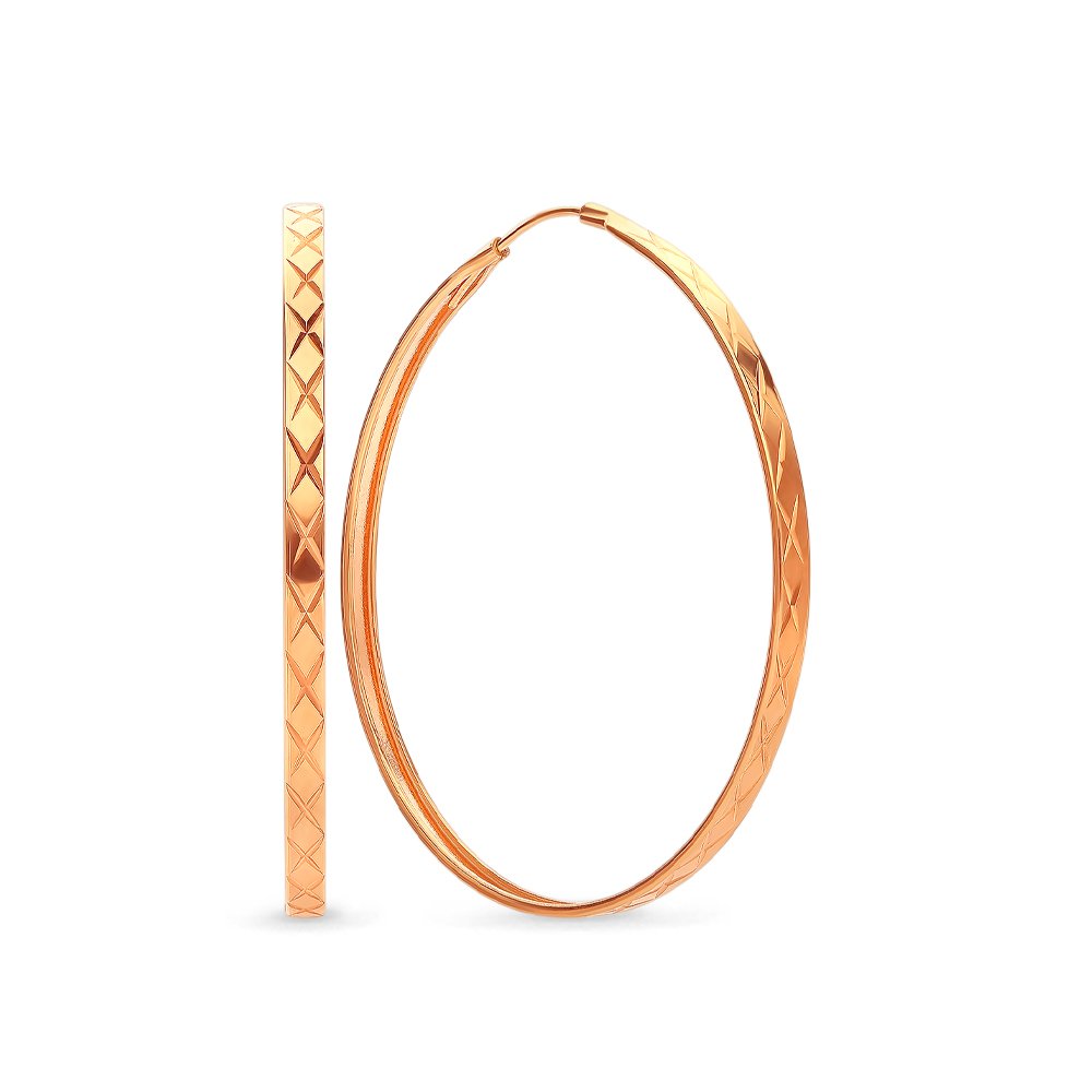 

Серьги из серебра без вставки 585Gold 702007180, 702007180