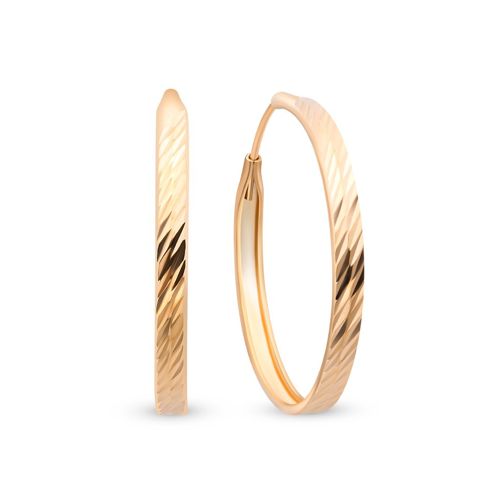 

Серьги из серебра без вставки 585Gold 702007182, 702007182