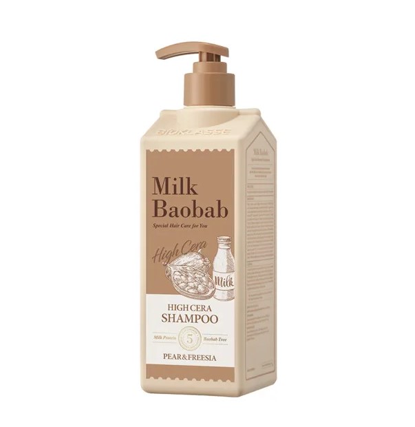 Шампунь для волос с ароматом груши и фрезии MilkBaobab high cera shampoo pear  freesia