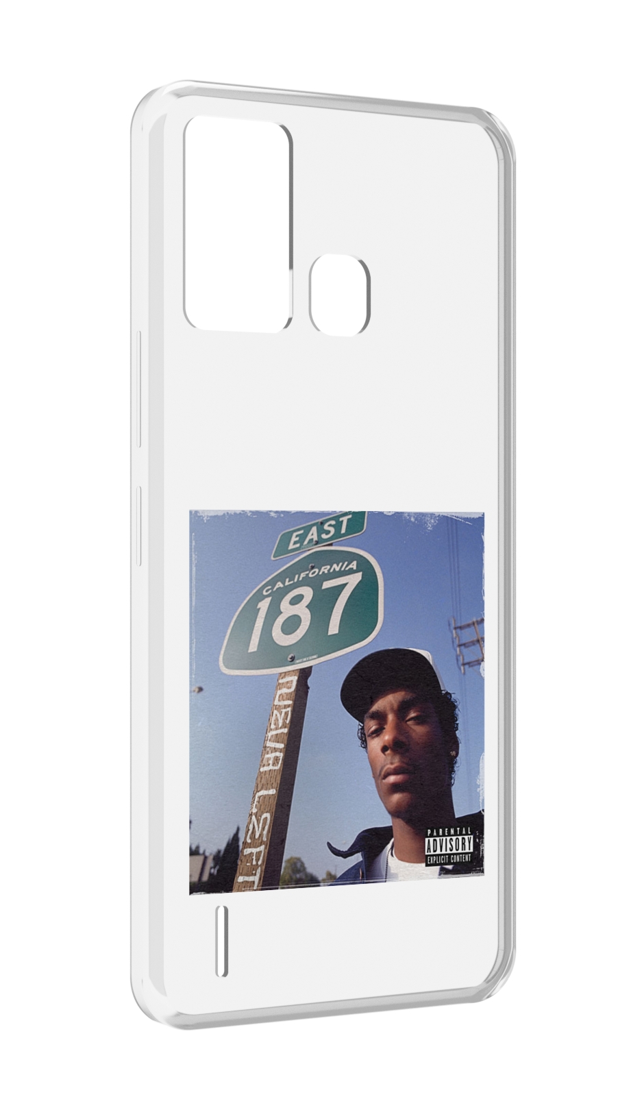 

Чехол MyPads Snoop Dogg Neva left для ITEL S16 / ITEL Vision 1 Pro, Прозрачный, Tocco