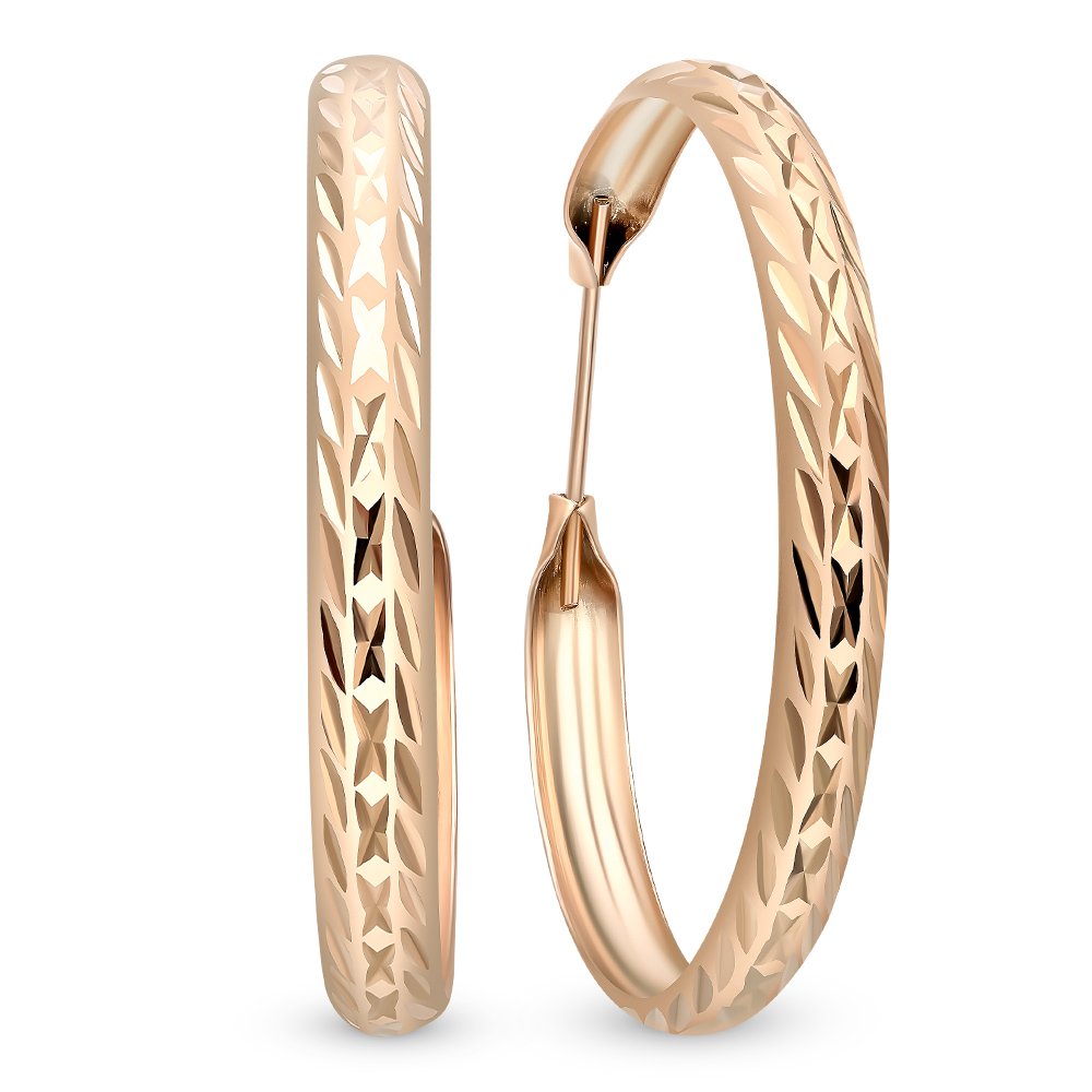 

Серьги из серебра без вставки 585Gold 702007075, 702007075