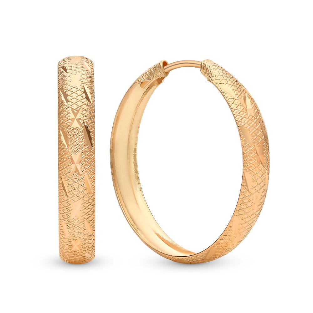 

Серьги из серебра без вставки 585Gold 702007197, 702007197
