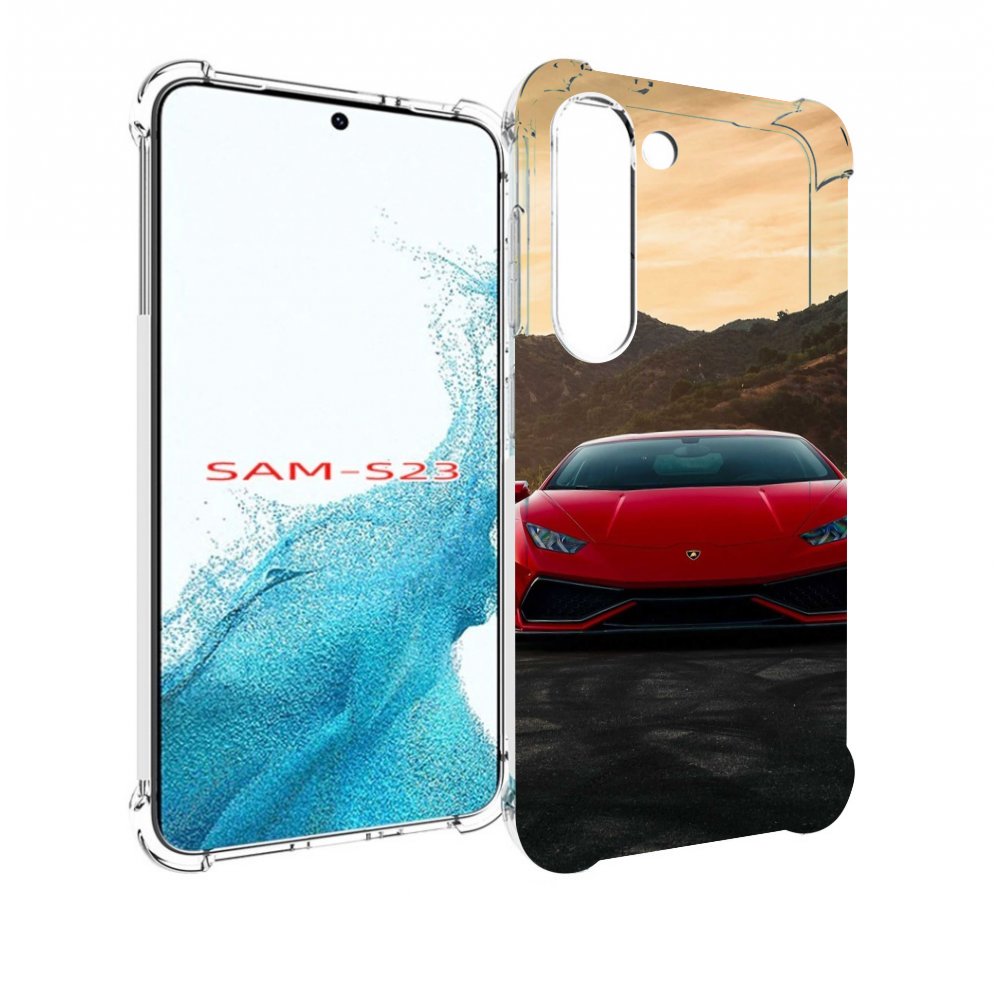 

Чехол Mypads Lamborghini 1 Мужской Для Samsung Galaxy S23, Прозрачный, Tocco