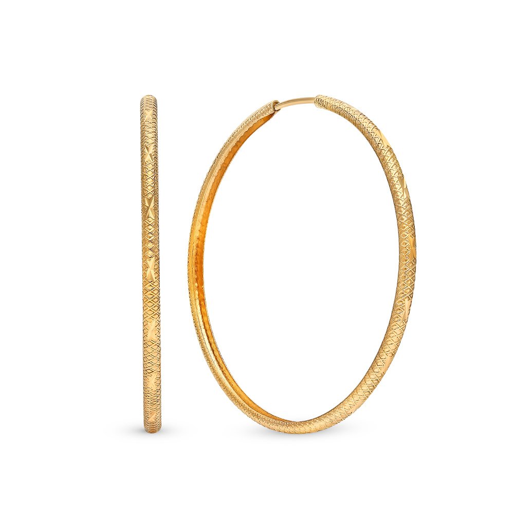 

Серьги из серебра без вставки 585Gold 702007193, 702007193