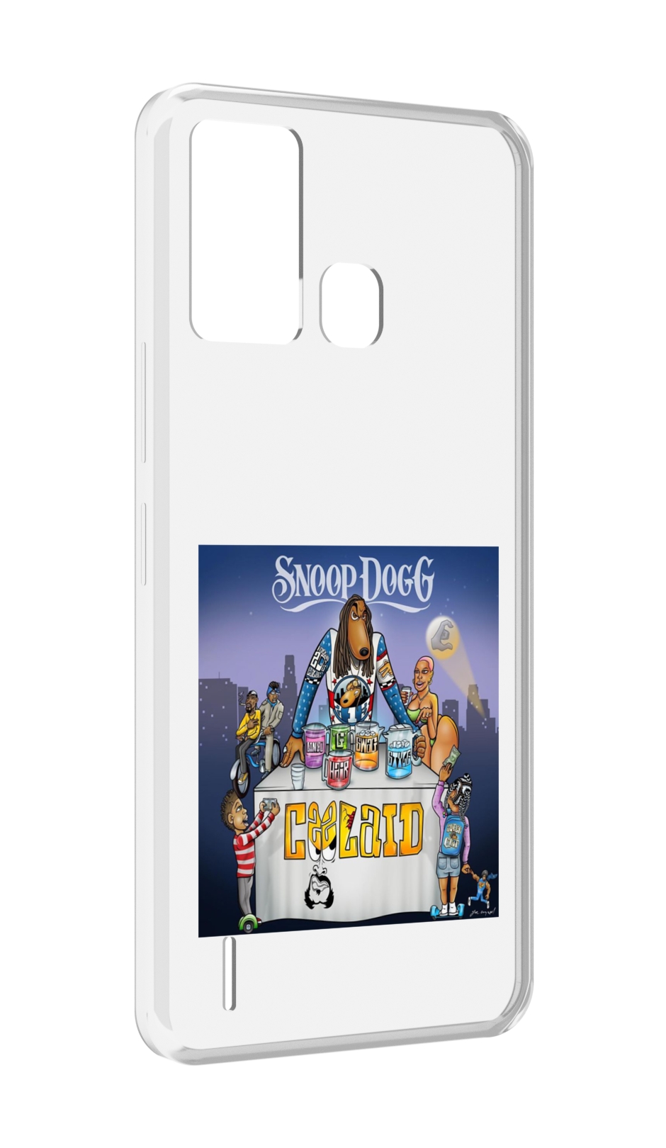 

Чехол MyPads Snoop Dogg COOLAID для ITEL S16 / ITEL Vision 1 Pro, Прозрачный, Tocco