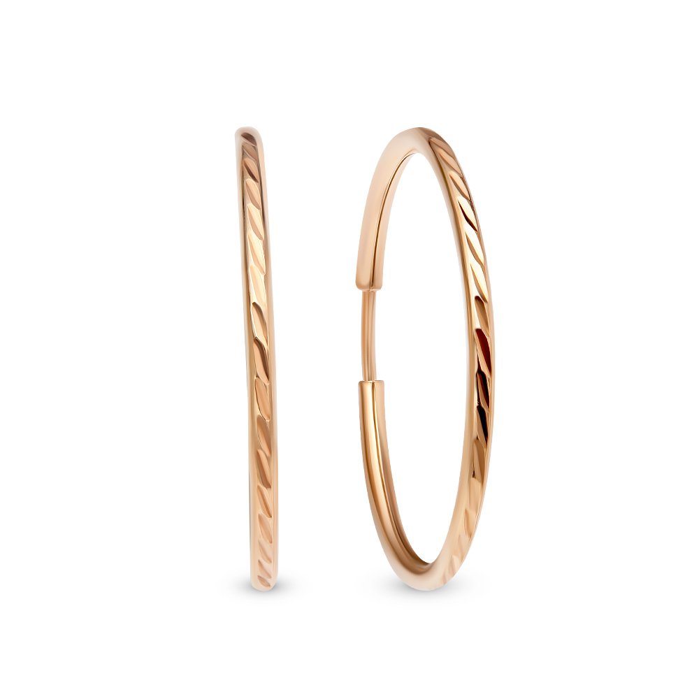 

Серьги из серебра без вставки 585Gold 702007251, 702007251
