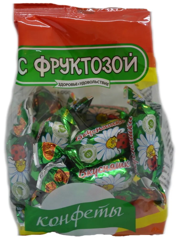 Конфеты Покровск Вкусняшка, с фруктозой, 185 г х 2 шт