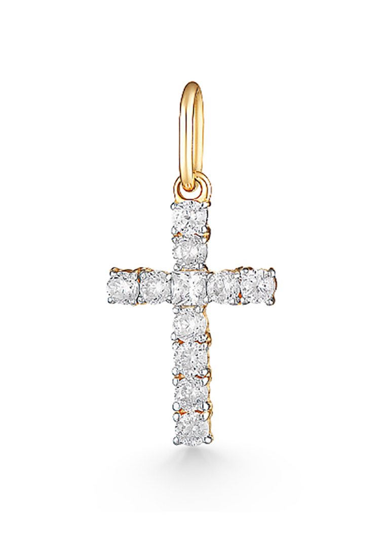 

Подвеска из желтого золота Kari Jewelry Кр132-1792, фианит, Кр132-1792