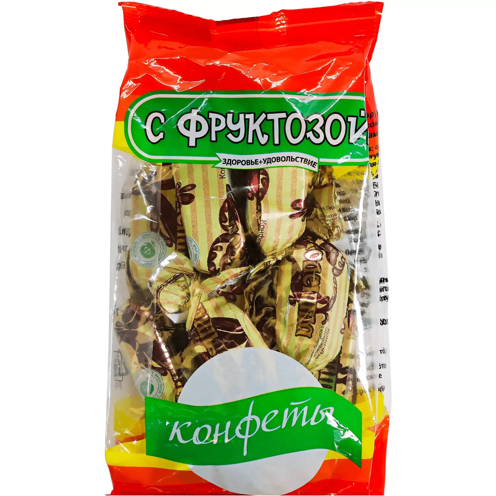 Конфеты Покровск Шоколетта, на фруктозе в глазури, 185 г х 2 шт