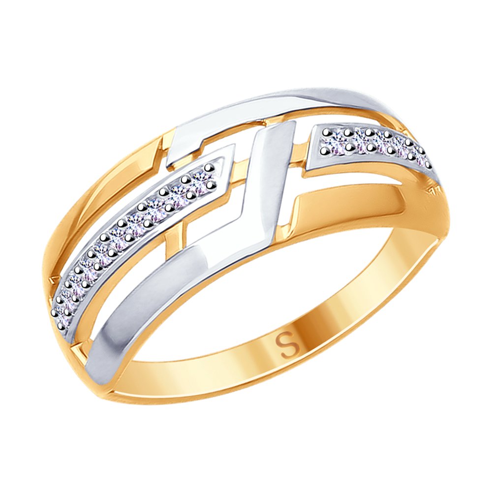 

Кольцо из серебра р. 17 SOKOLOV 93010772, фианит, 93010772