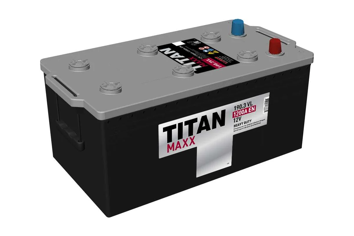 

Аккумулятор 190 А.ч. Titan MAXX обр. п. L, 1200 A/EN (513x223x223) (клеммы) (EFB-техно