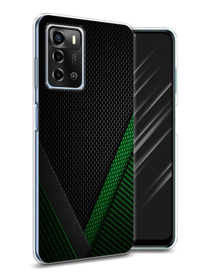 

Чехол Awog на ZTE Blade V40 Vita / ЗТЕ Блэйд V40 Vita "Зеленый карбон", Разноцветный, 135650-3