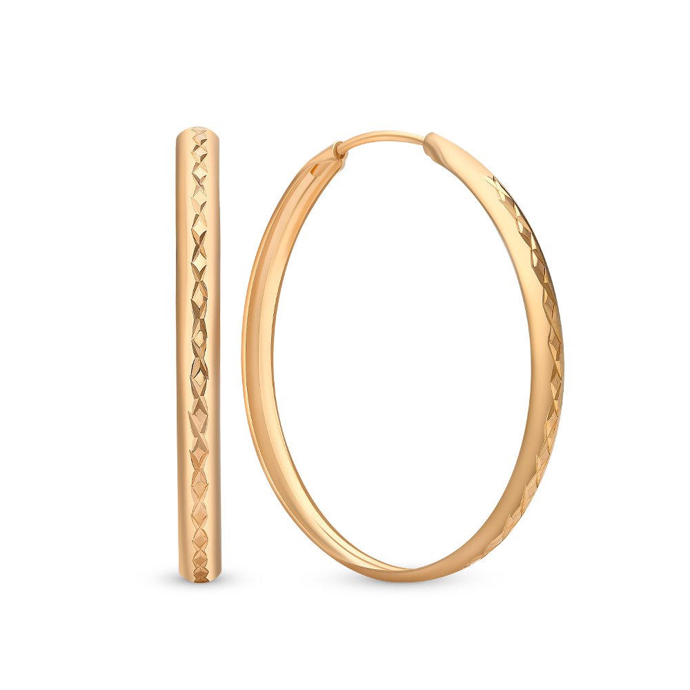 

Серьги из серебра без вставки 585Gold 702007274, 702007274