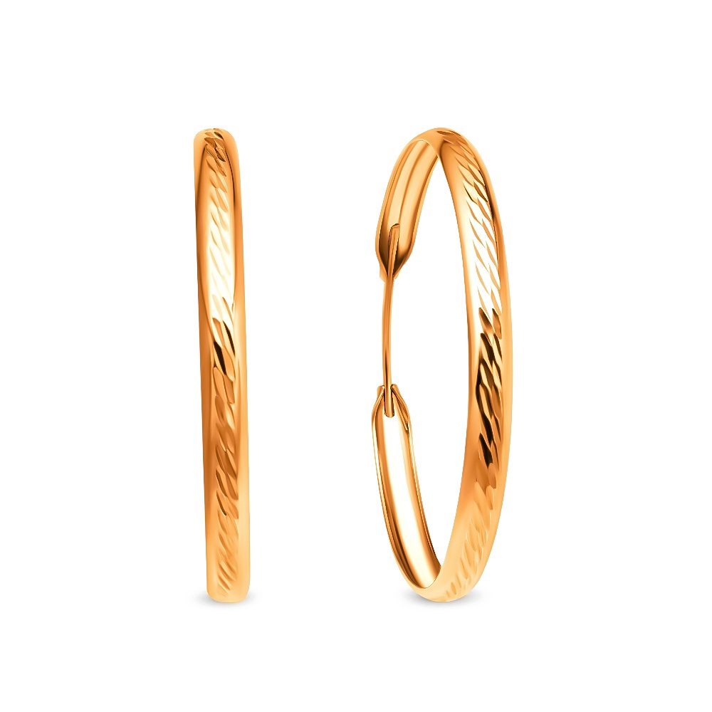 

Серьги из серебра без вставки 585Gold 702007107, 702007107