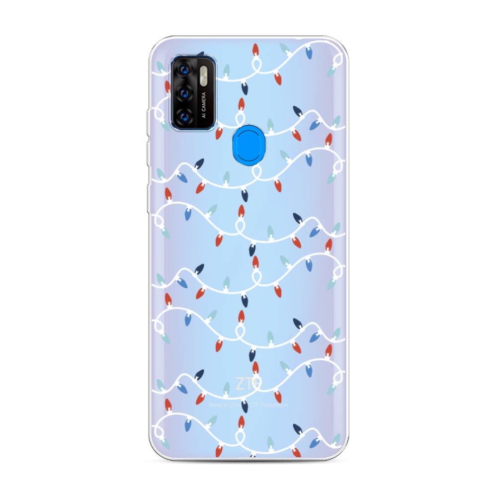 

Чехол на ZTE Blade A7s 2020 "Разноцветная гирлянда", Белый;красный;синий, 133950-5
