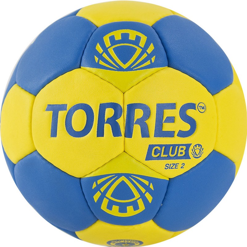 

Мяч гандбольный TORRES Club р.2, Синий;желтый, Club