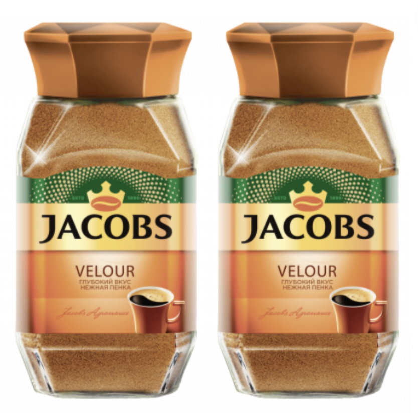 

Кофе растворимый JACOBS Велюр, 95 г х 2 шт