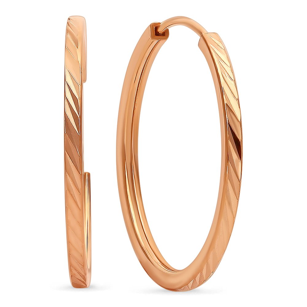 

Серьги из серебра без вставки 585Gold 702007216, 702007216