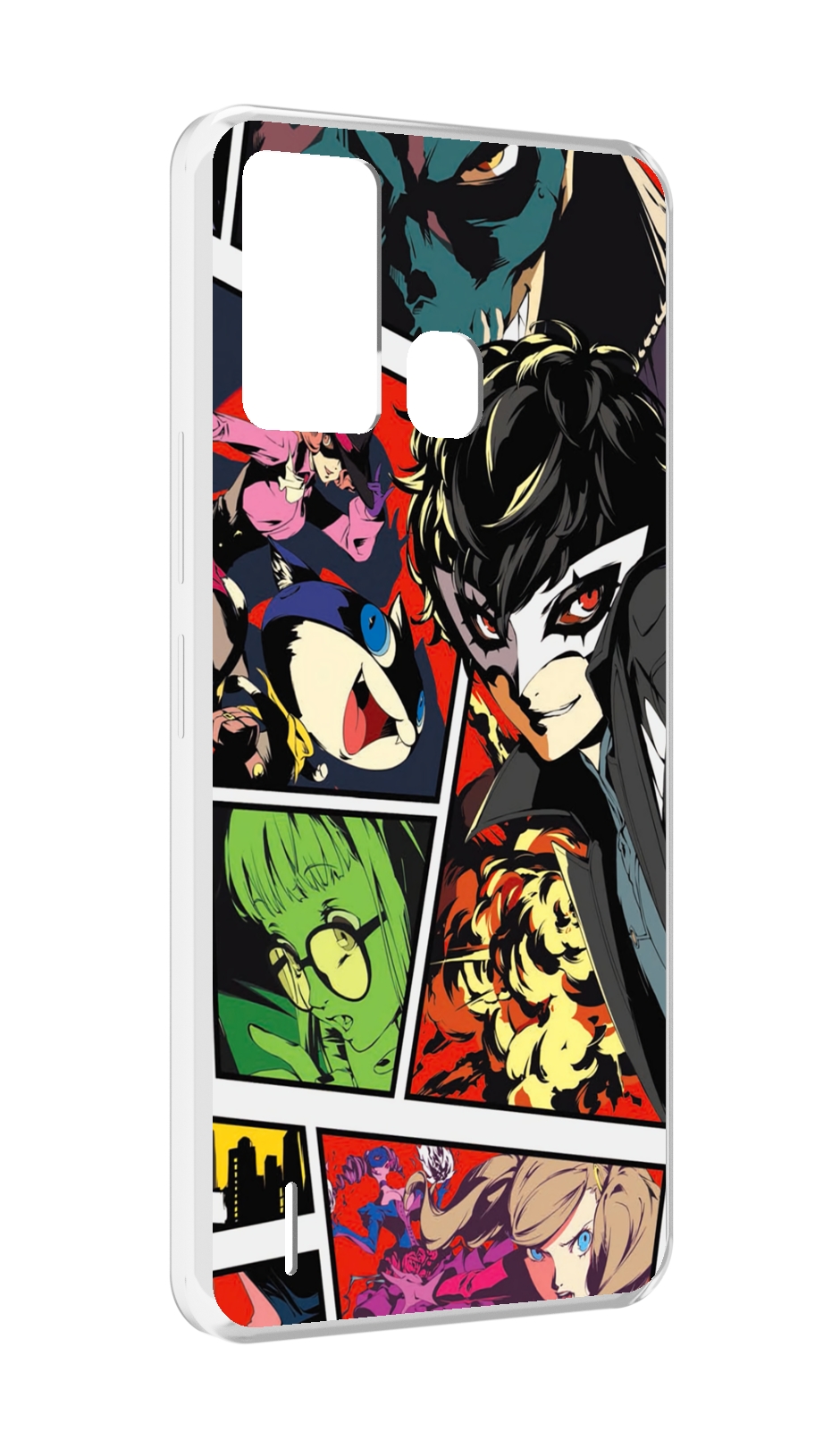

Чехол MyPads Persona 5 art для ITEL S16 / ITEL Vision 1 Pro, Прозрачный, Tocco