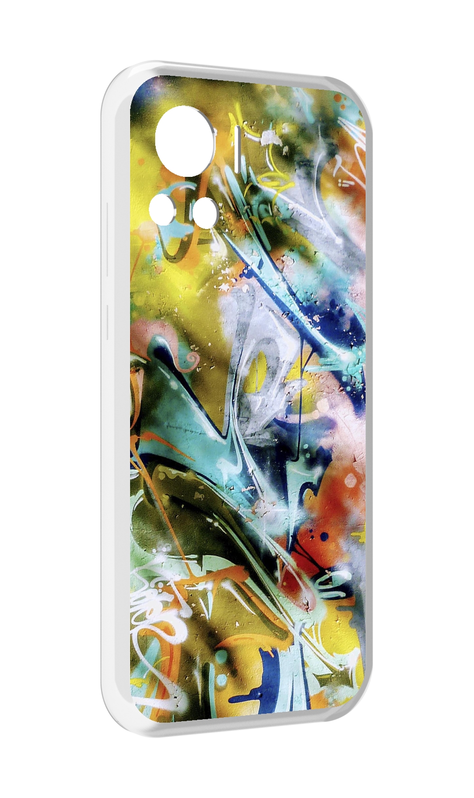 

Чехол MyPads граффити-хаос для Motorola Edge 30 Ultra, Прозрачный, Tocco