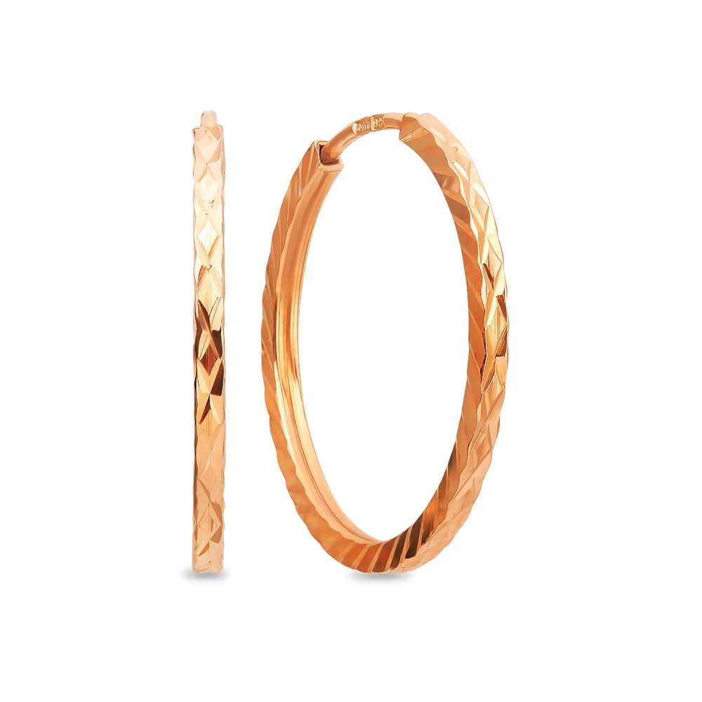 

Серьги конго из серебра 585Gold 702007084, 702007084