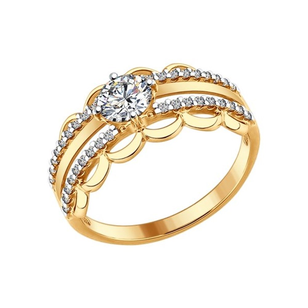 

Кольцо из серебра с фианитом р. SOKOLOV 93010633, 93010633