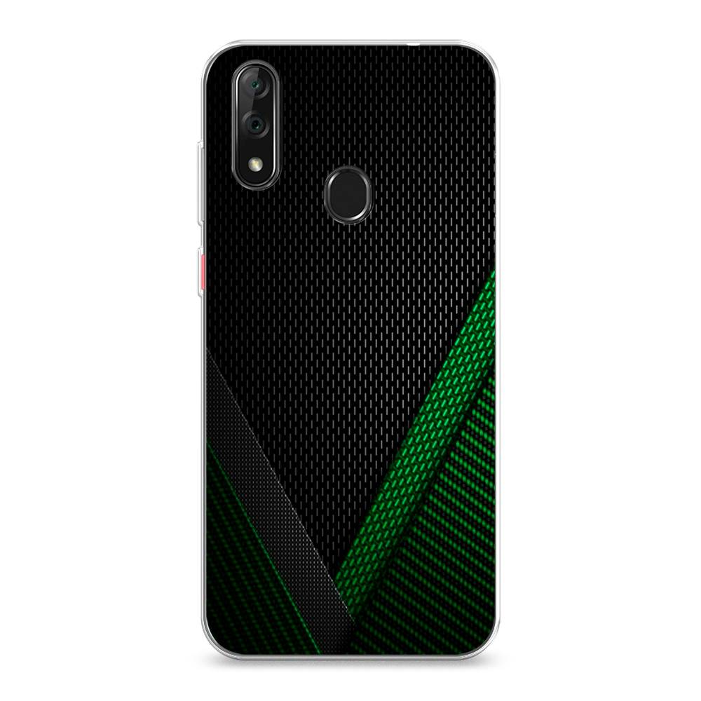 

Чехол Awog на ZTE Blade V10 / ЗТЕ Блэйд V10 "Зеленый карбон", Разноцветный, 132750-3