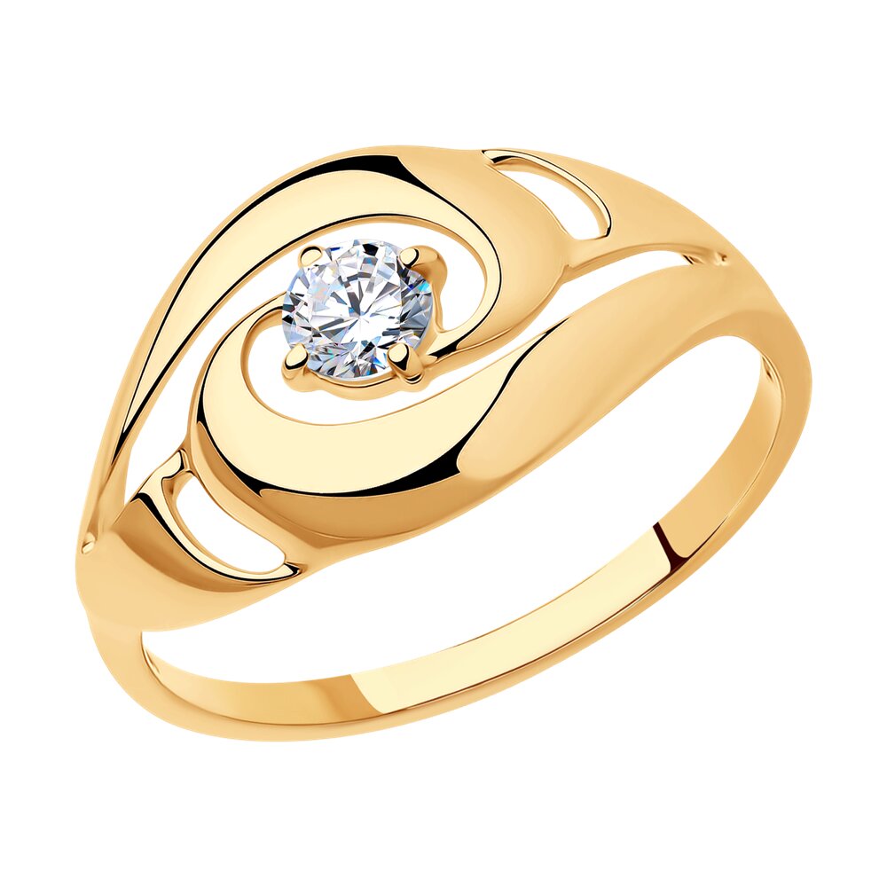 

Кольцо из серебра р. 19,5 SOKOLOV 93010598, фианит, 93010598