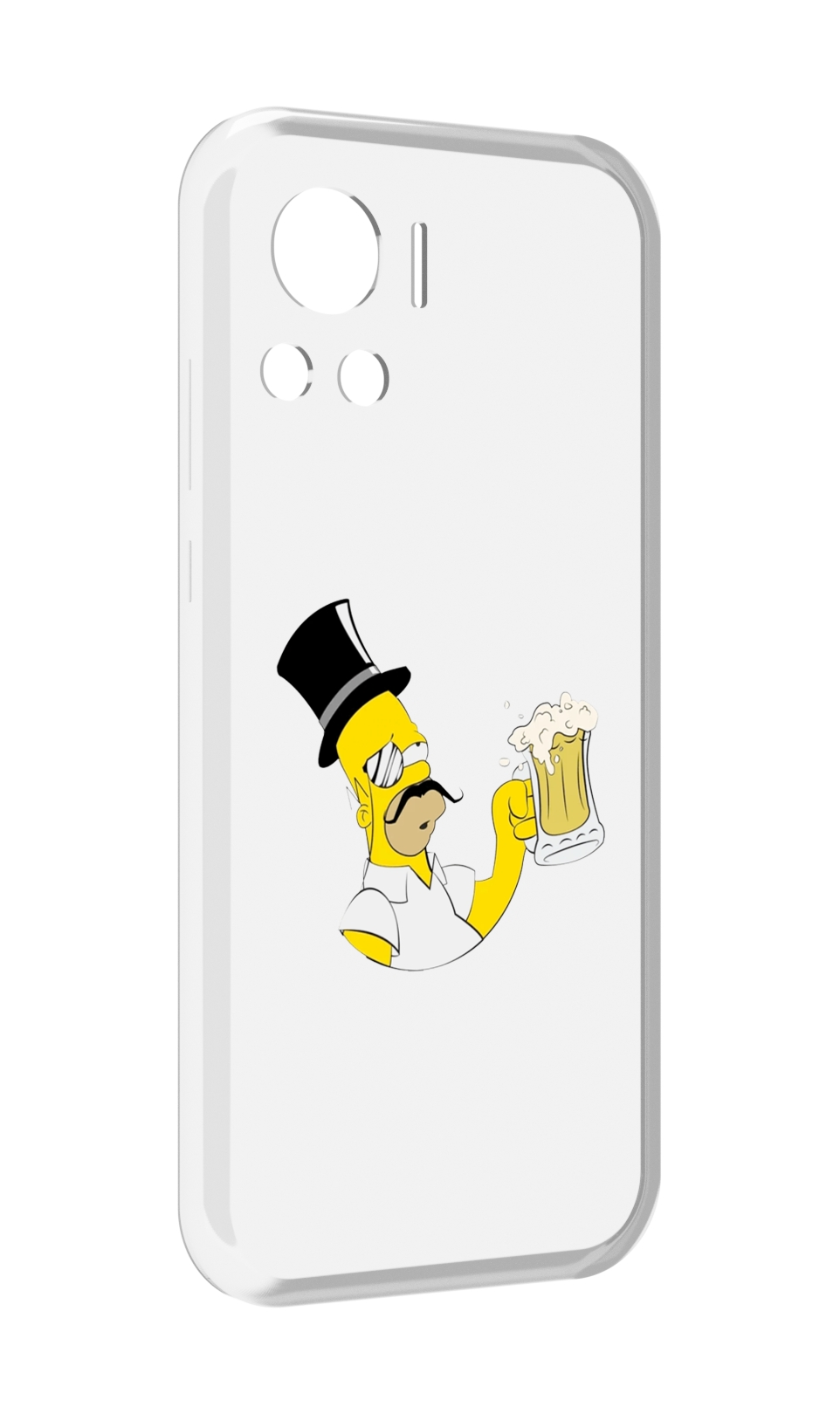 

Чехол MyPads гомер-с-напитком для Motorola Edge 30 Ultra, Прозрачный, Tocco