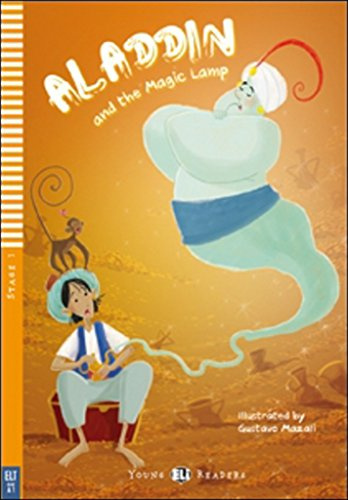 фото Книга young eli readers: aladdin and the magic lamp + downloadable multimedi