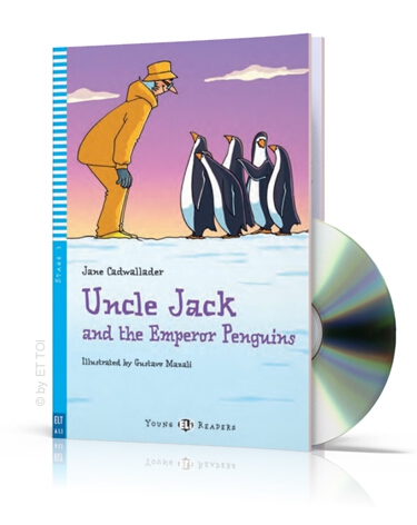 фото Книга young eli readers stage 3: uncle jack and the emperor penguins with cd (300 headw...