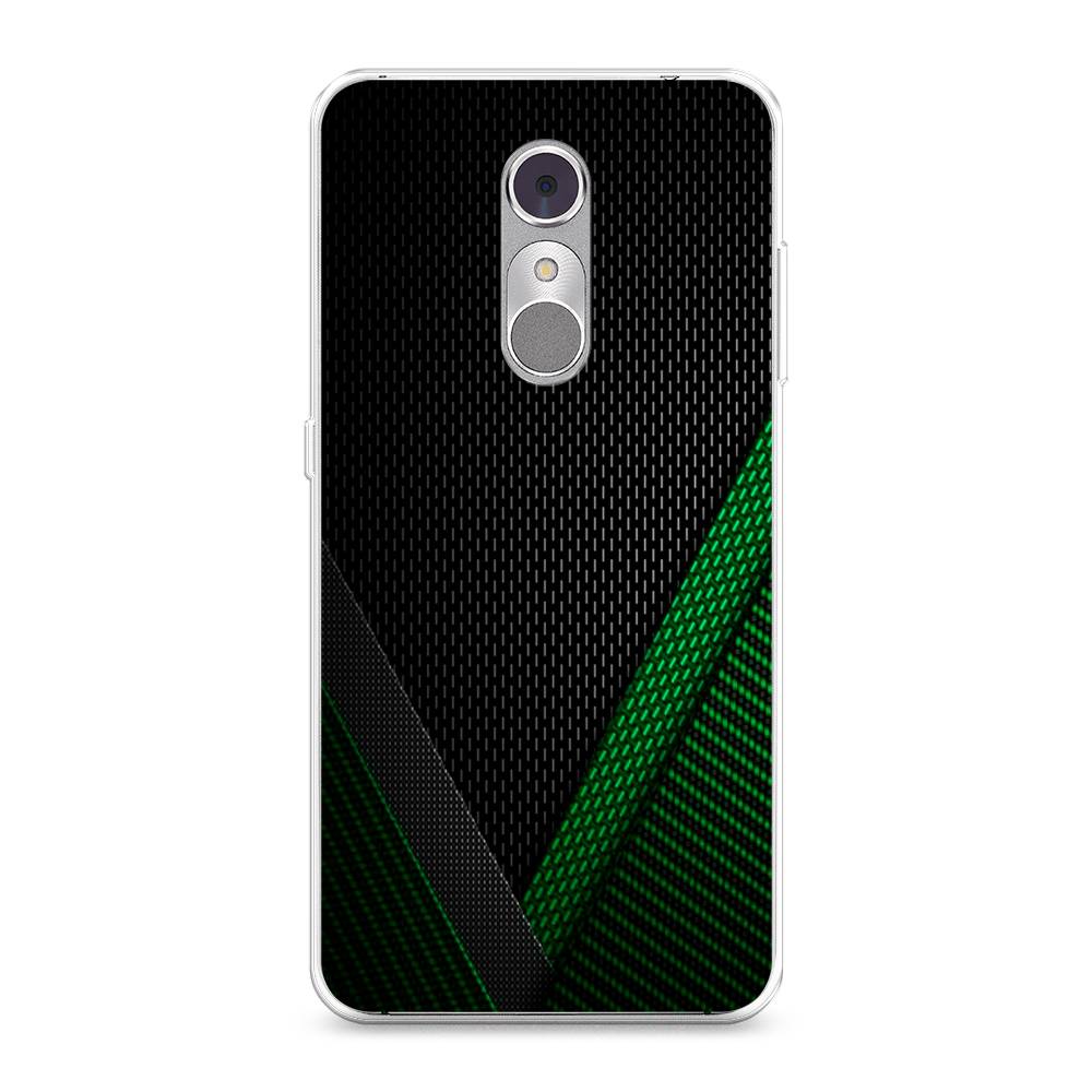 

Чехол Awog на ZTE Blade A910 / ЗТЕ Блэйд A910 "Зеленый карбон", Разноцветный, 131850-3