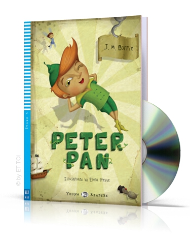 фото Книга young eli readers stage 3: peter pan with cd (300 headwords)