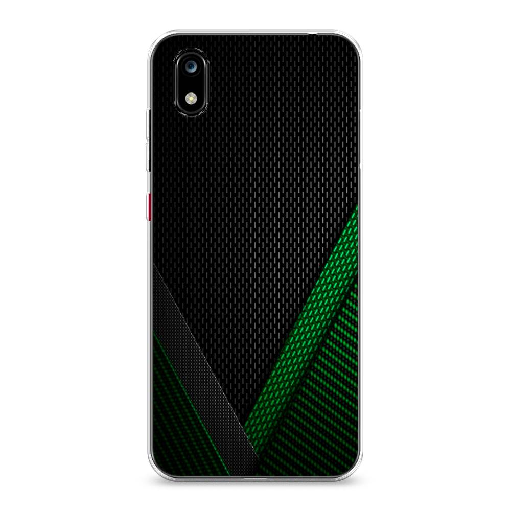 

Чехол Awog на ZTE Blade A7 2019 / ЗТЕ Блэйд A7 2019 "Зеленый карбон", Разноцветный, 133150-3