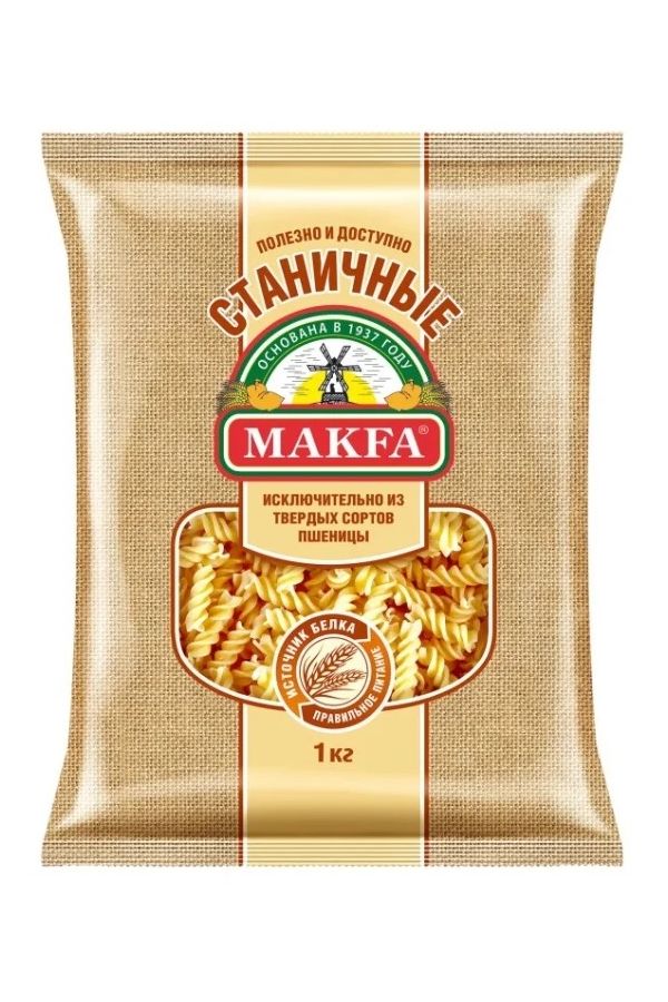 

Макаронные изделия Makfa Станичные спирали 1 кг