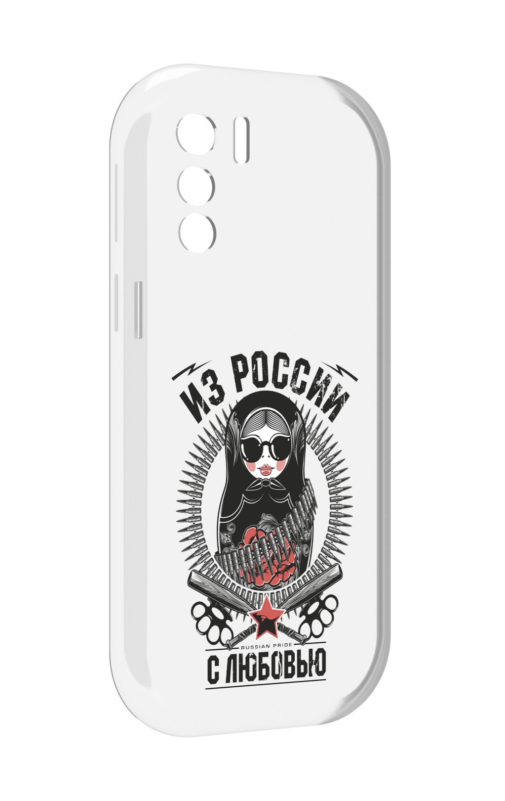 

Чехол MyPads Из России с любовью для UleFone Note 13P, Прозрачный, Tocco