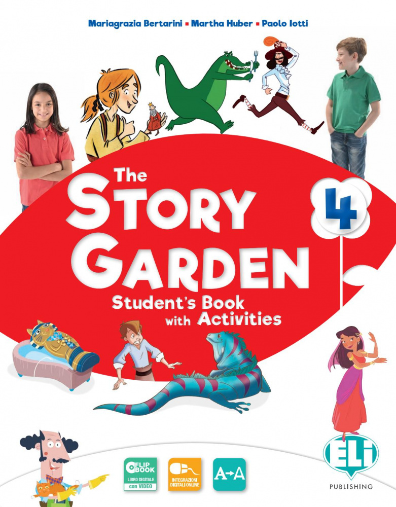фото Книга the story garden : 4 student's & activity book + digital book eli