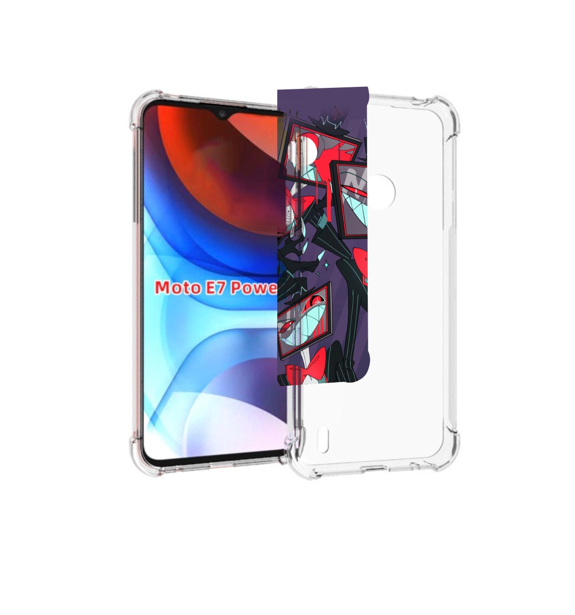 

Чехол MyPads hazbin hotel для Motorola Moto E7 Power, Прозрачный, Tocco