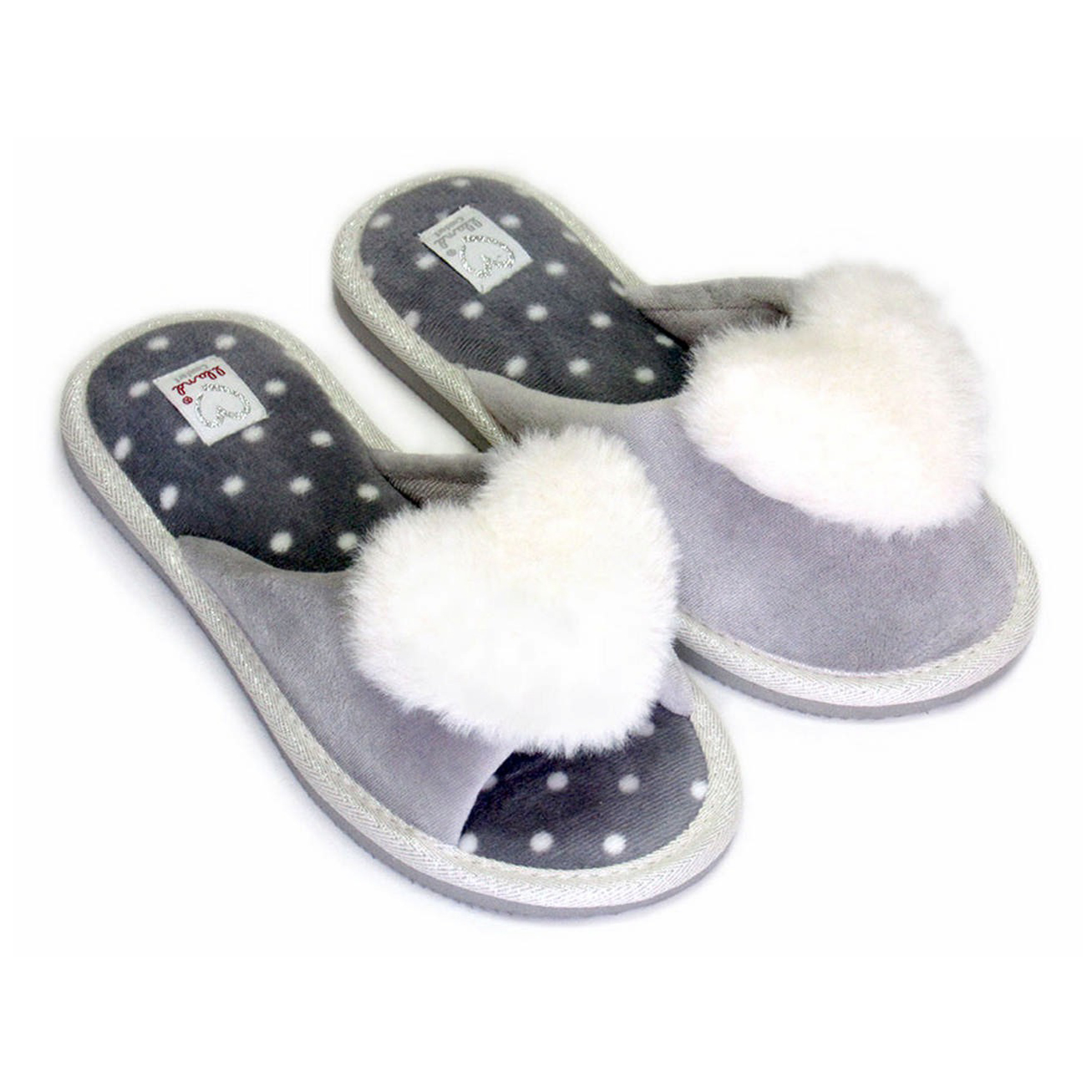 Тапочки женские Lucky Land разноцветные 30-35 RU