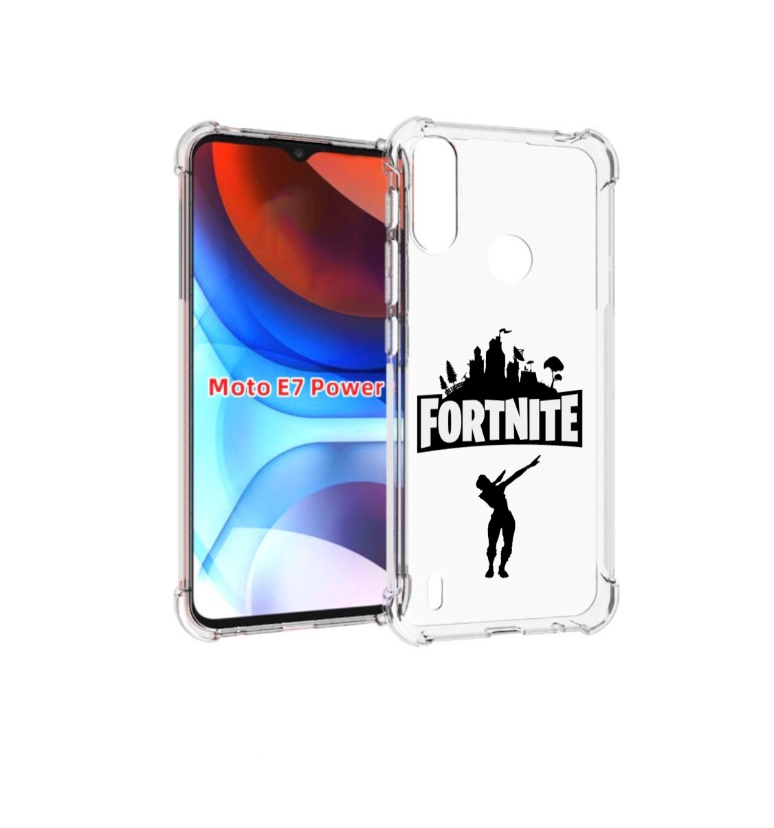 

Чехол MyPads fortnite-2 для Motorola Moto E7 Power, Прозрачный, Tocco