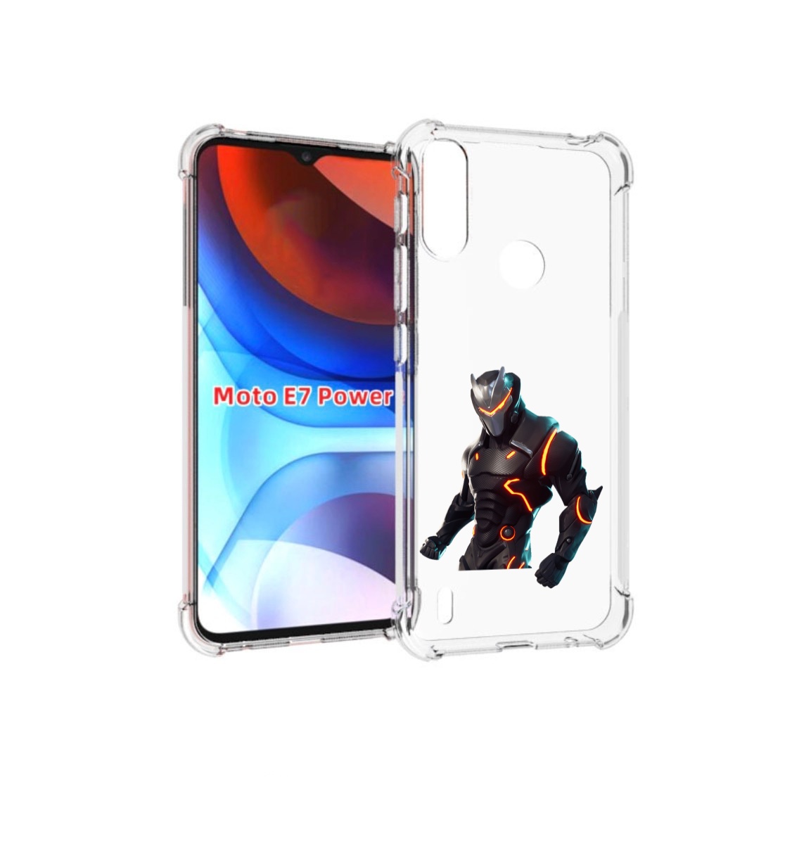 

Чехол MyPads fortnite-1 для Motorola Moto E7 Power, Прозрачный, Tocco