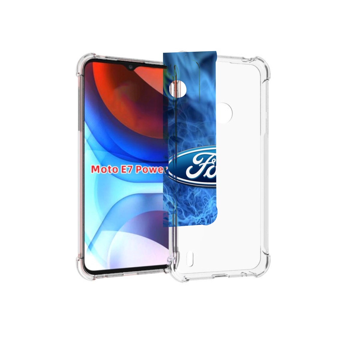 

Чехол MyPads ford-22 м для Motorola Moto E7 Power, Прозрачный, Tocco