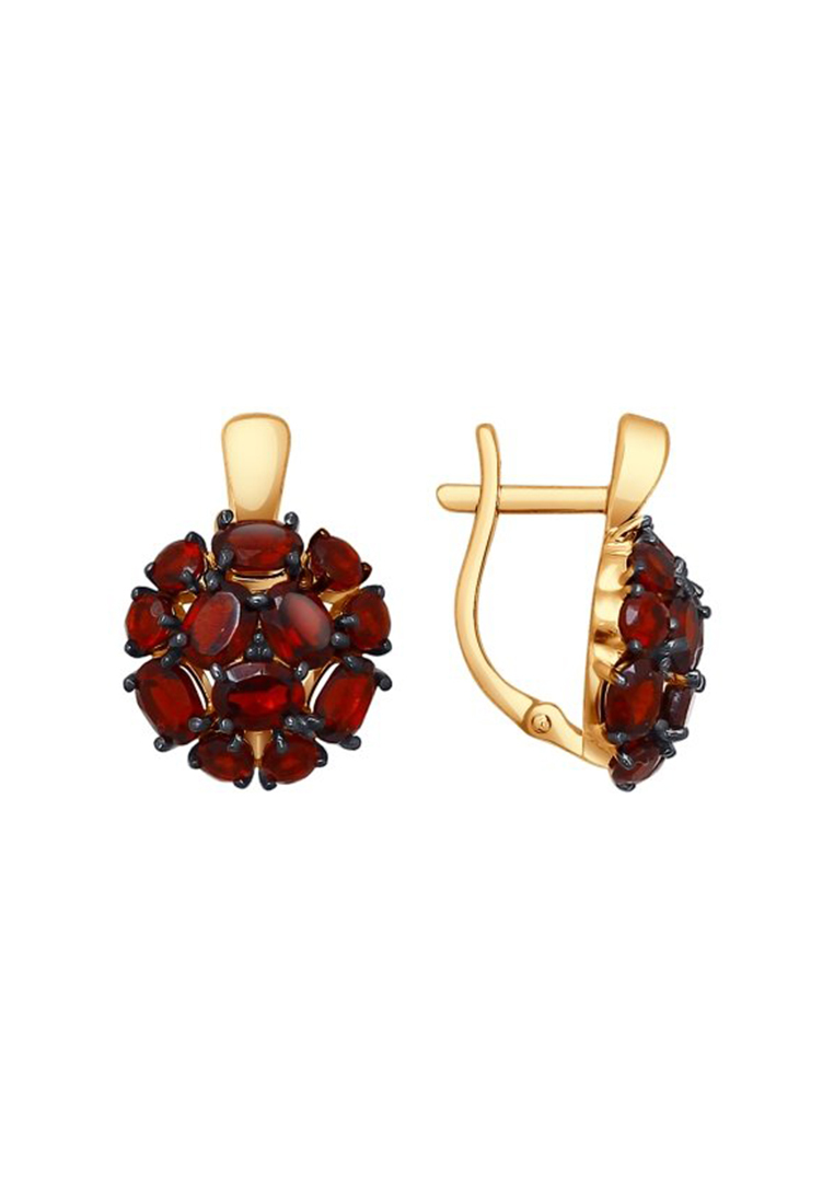 

Серьги из красного золота с гранатом SOKOLOV 724163, 724163_k