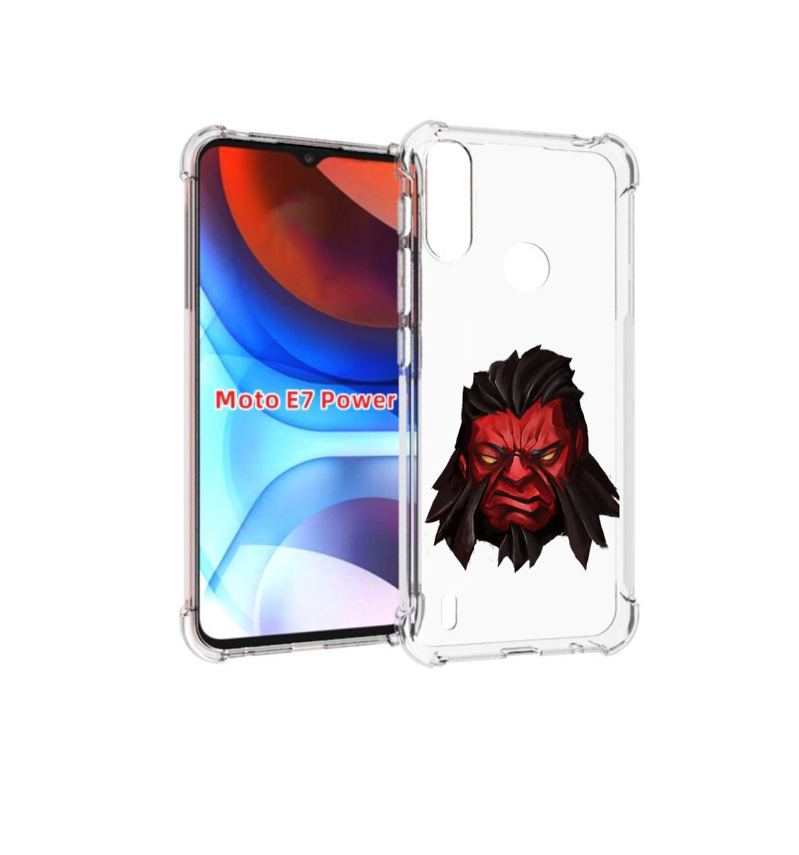 

Чехол MyPads dota-2-axe для Motorola Moto E7 Power, Прозрачный, Tocco