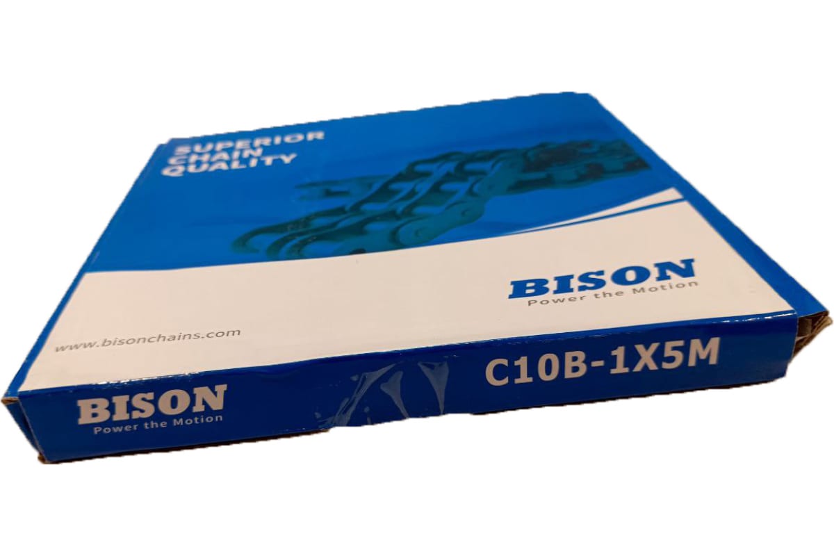 Приводная роликовая однорядная цепь BISON C10В-1 5,017 м ТД036245 приводная роликовая однорядная цепь bison 08в 1 5 029м