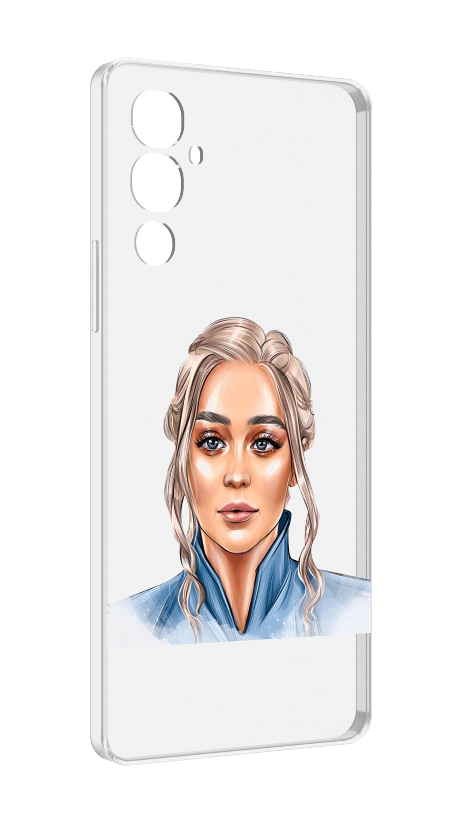 

Чехол MyPads красивая-нарисованная-девушка-блондинка женский для Tecno Pova 4, Прозрачный, Tocco