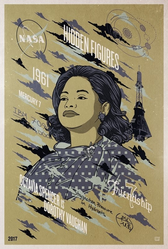 

Постер к фильму "Скрытые фигуры" (Hidden Figures) A3