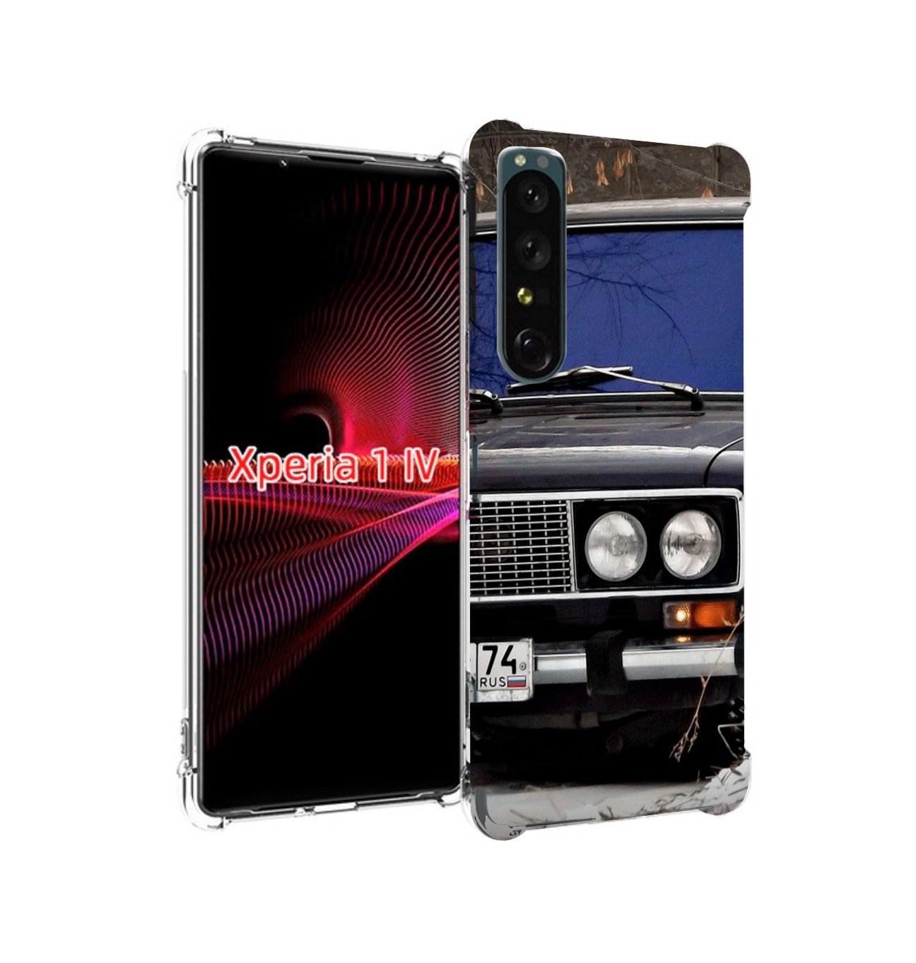 

Чехол накладка MyPads lada лада ваз 1 для Sony Xperia 1 IV, Прозрачный, Tocco