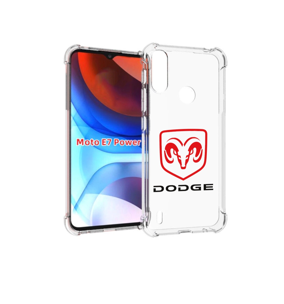 

Чехол MyPads dodge-2 мужской для Motorola Moto E7 Power, Прозрачный, Tocco